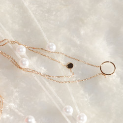 Double collier en plaqué or ROMY - Bijoux Privés Discovery