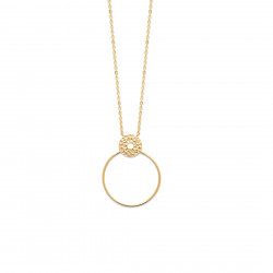 collier fantaisie pour femme circulaire avec détail martelé JESSICA - Bijoux Privés Discovery